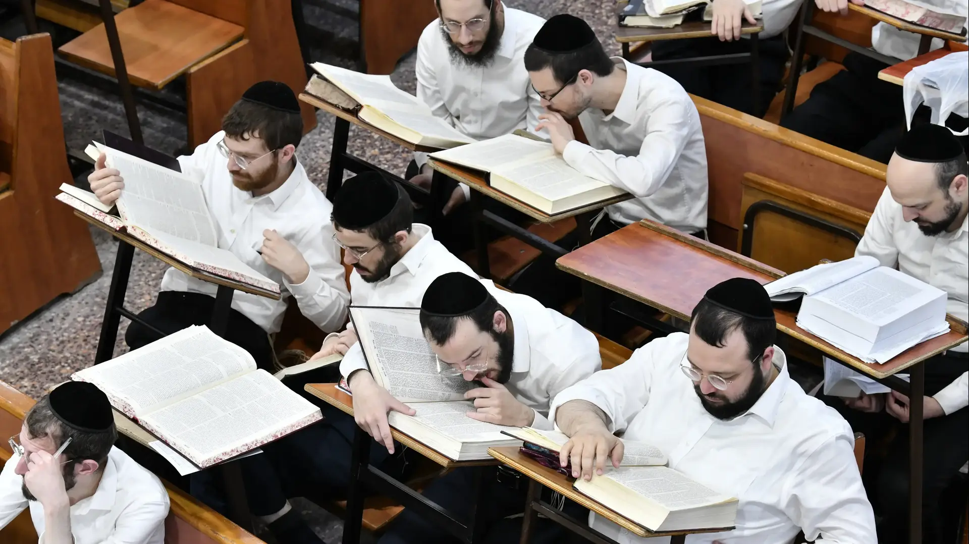 תלמידי ישיבת פוניבז',בני ברק 31 במרץ 2024