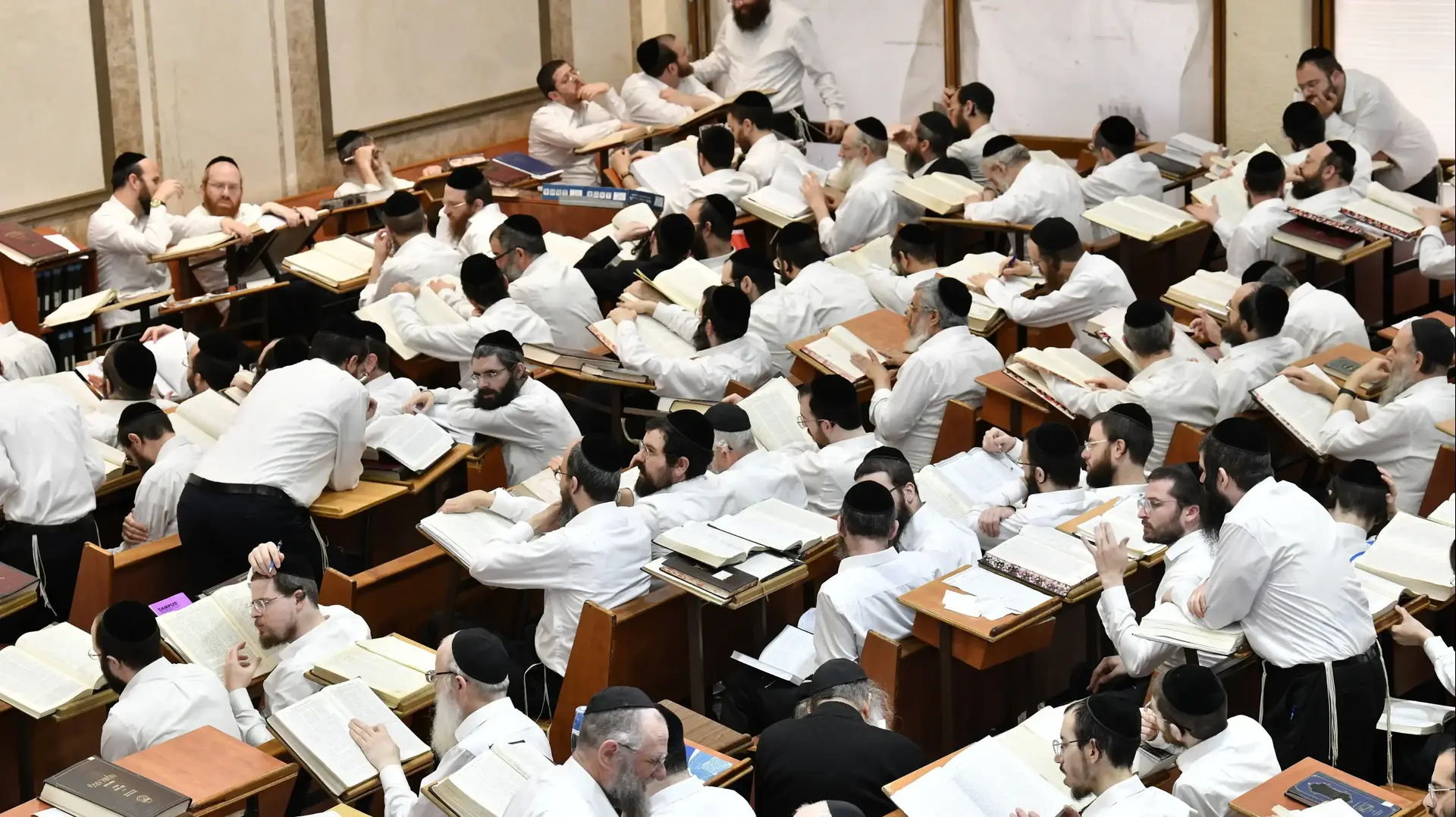 תלמידי ישיבת פוניבז',בני ברק 31 במרץ 2024