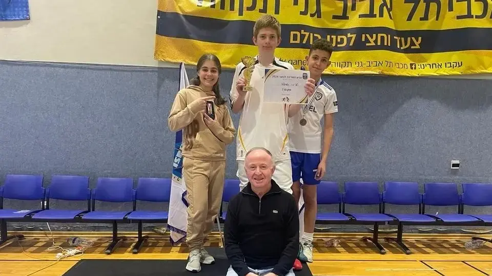 מימין: שחר גלבוע, ולודיה גולדפלד וליטיסיה שלומי