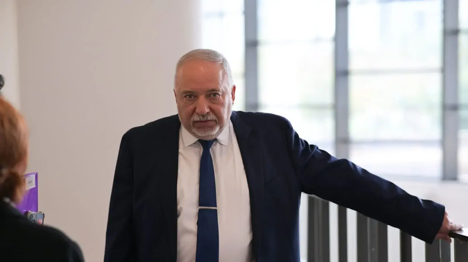 אביגדור ליברמן בדיון הוכחות נגד יוסי כמיסה ביהמ"ש השלום פתח תקווה,.08 באפריל 2024
