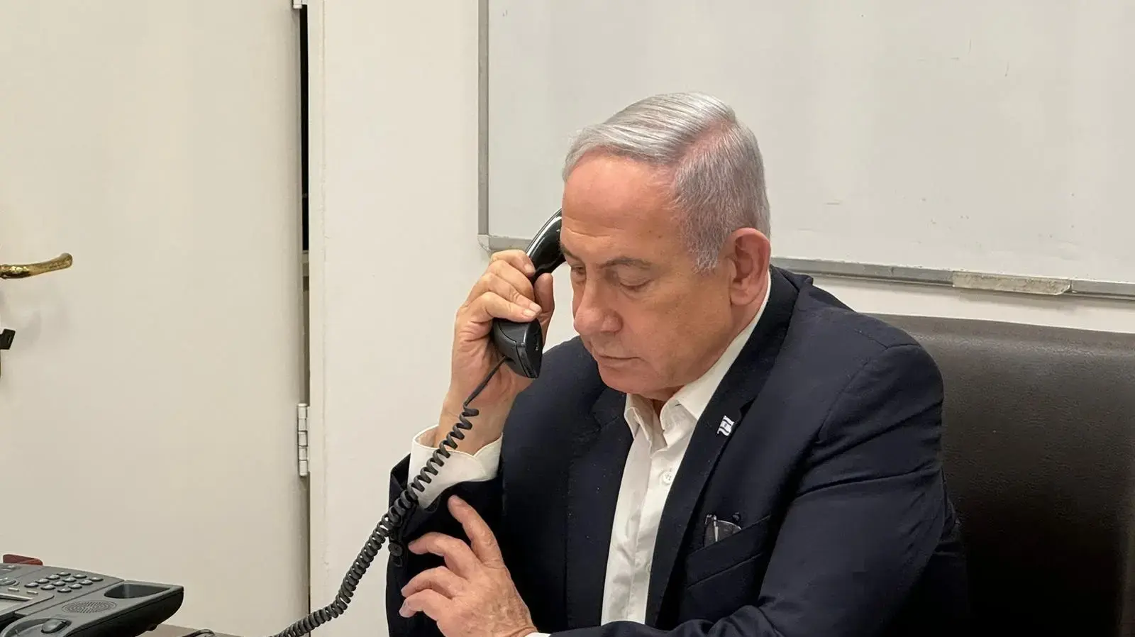 ראש הממשלה בנימין נתניהו שוחח עם נשיא ארה"ב ג'ו ביידן בעקבות המתקפה האיראנית, 14 באפריל 2024