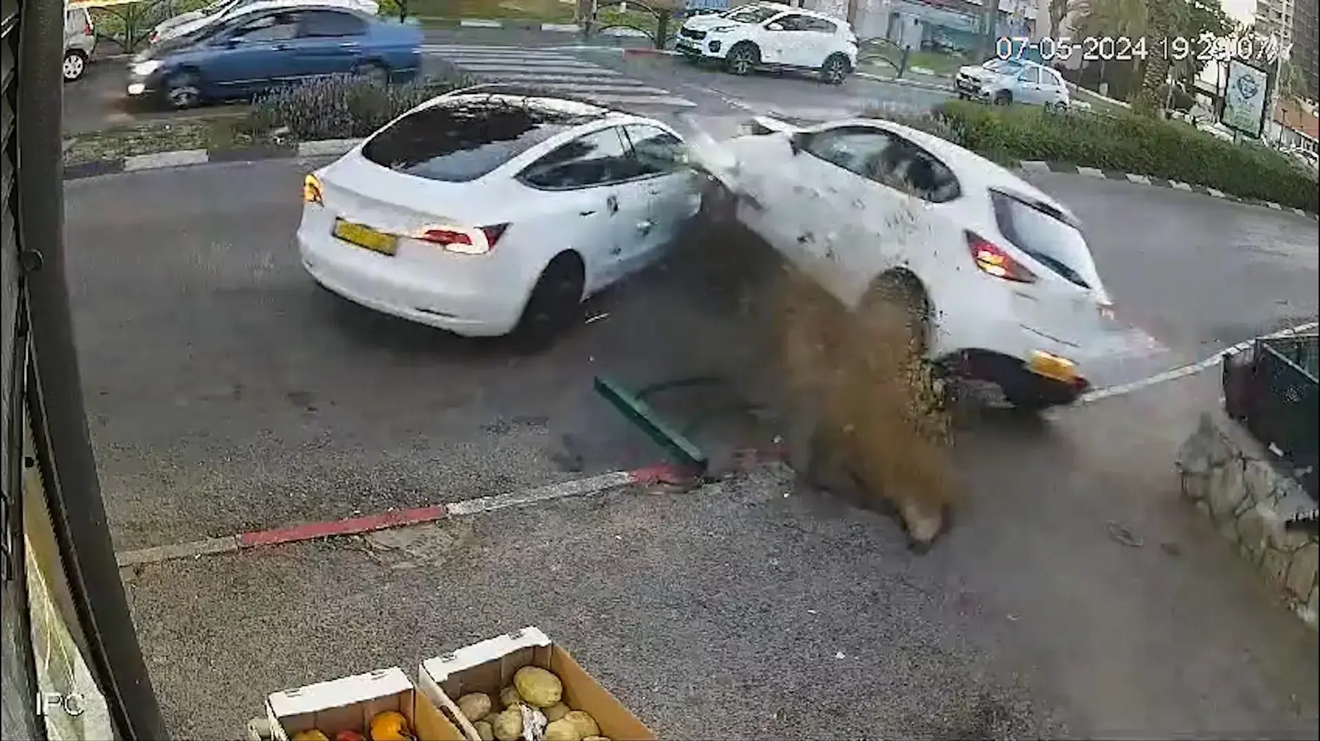 תאונת הדרכים בגבעת אולגה בו נהרגה הולכת רגל