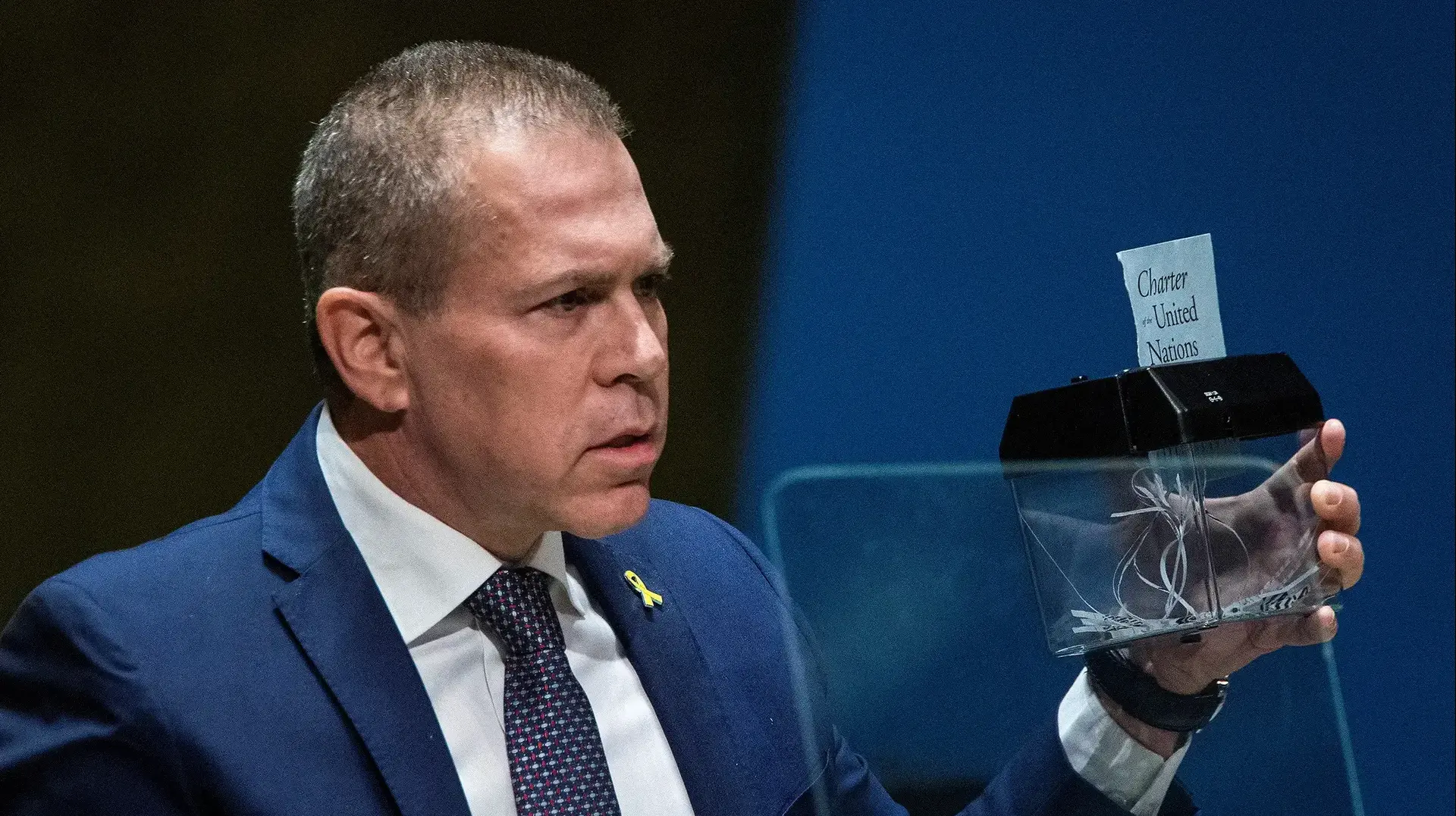 גלעד ארדן גורס את אמנת האו"ם, 10 במאי 2024