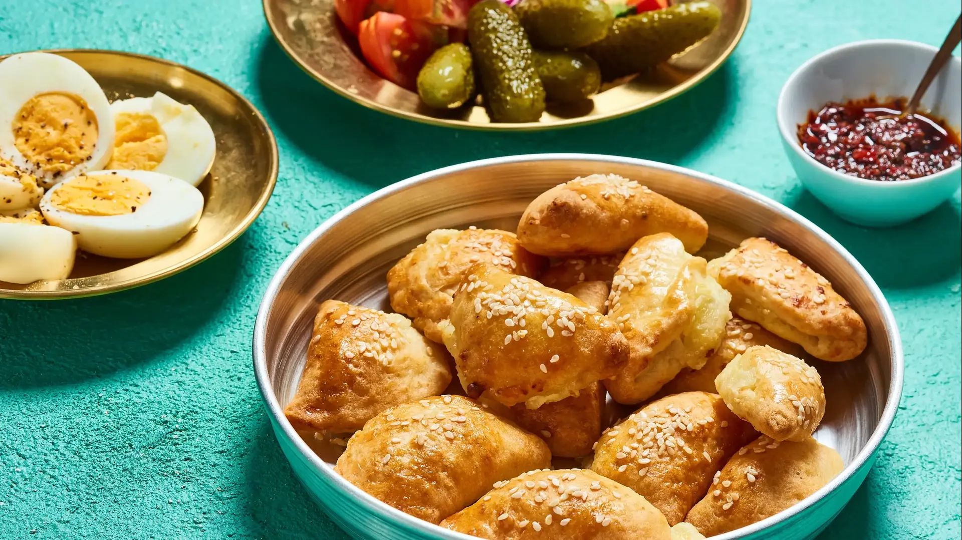 בוריקטס גבינה של שמן עץ הזית