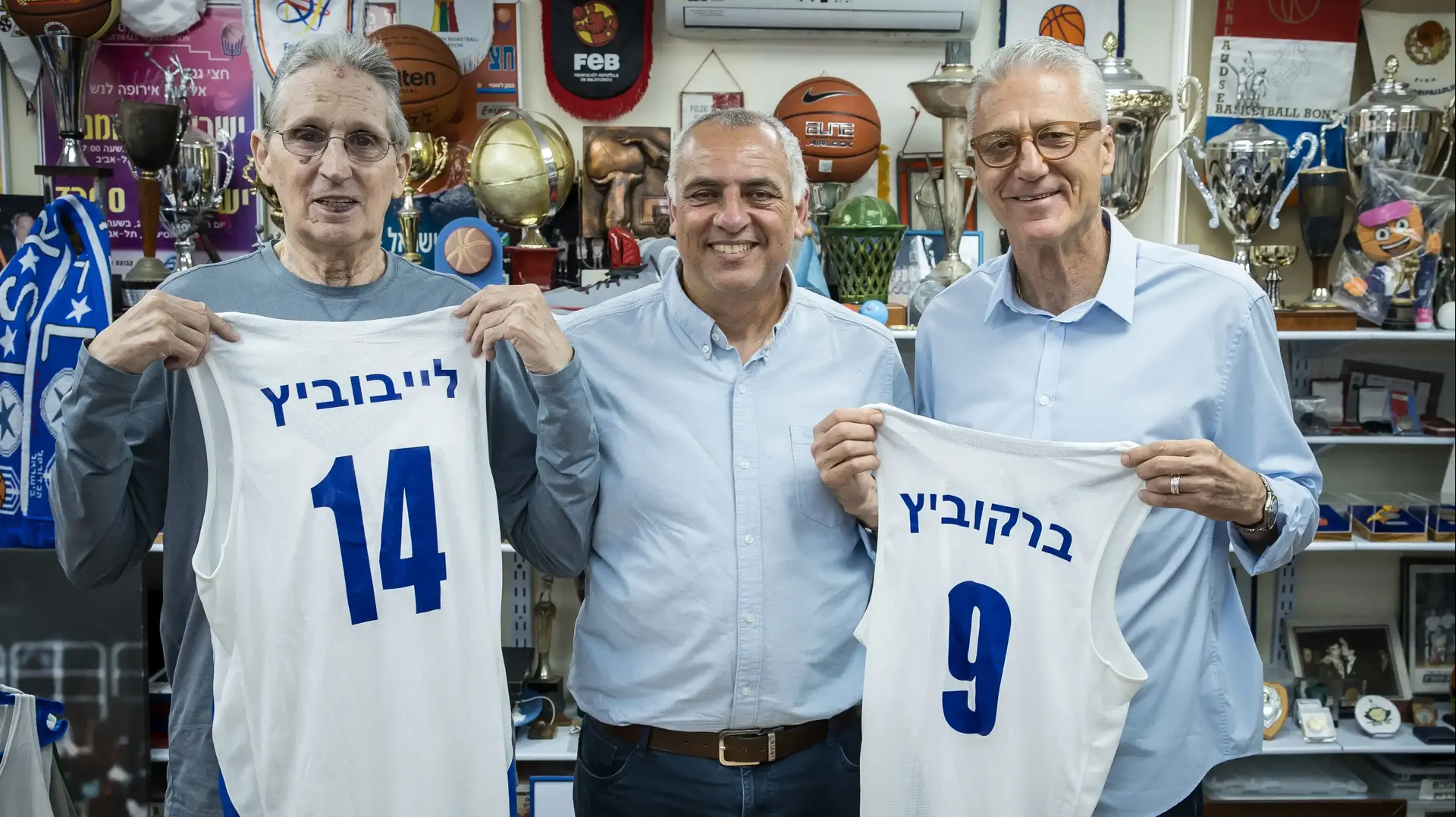 מיקי ברקוביץ' עם בארי לייבוביץ'