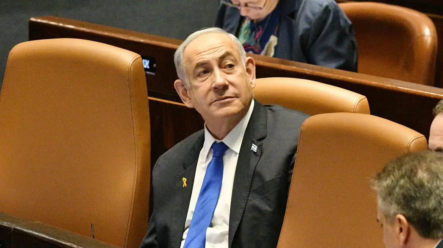 בנימין  נתניהו במליאת הכנסת 287 במאי 2024