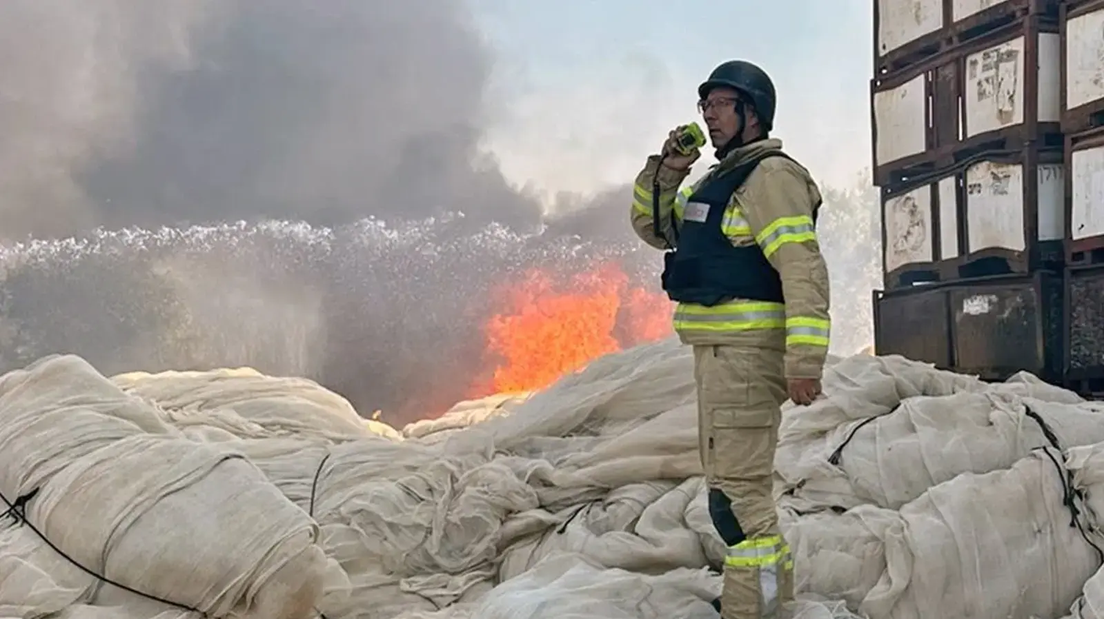 שריפה בקיבוץ יפתח