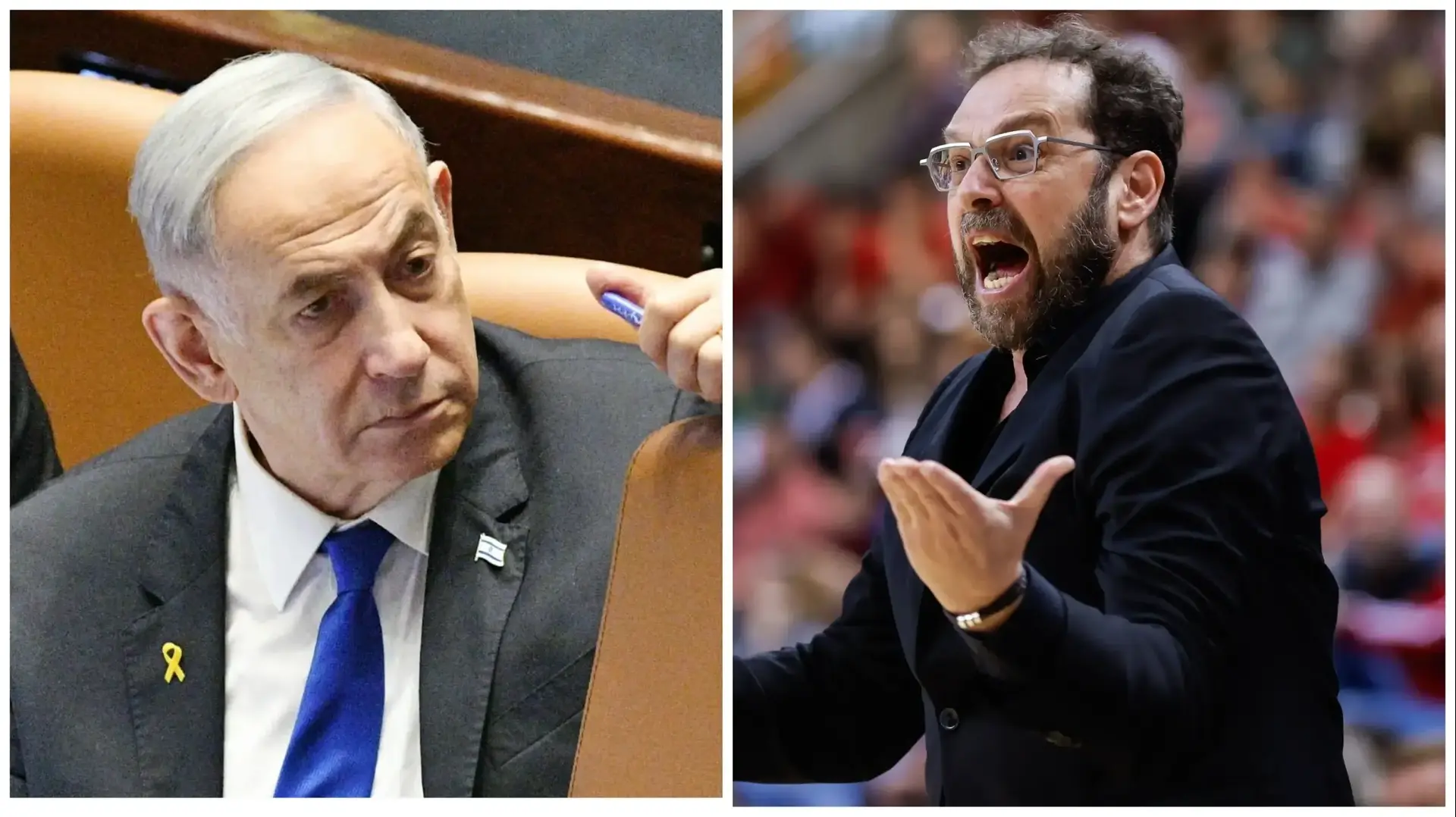 שרון דרוקר לצד בנימין נתניהו