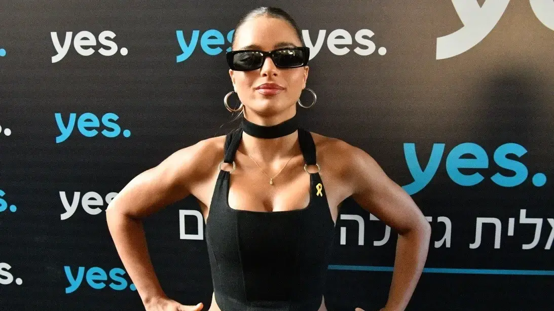 נועה קירל במסיבת העיתונאים של yes להצגת עונת השידורים החדשה, 5 ביוני 2024