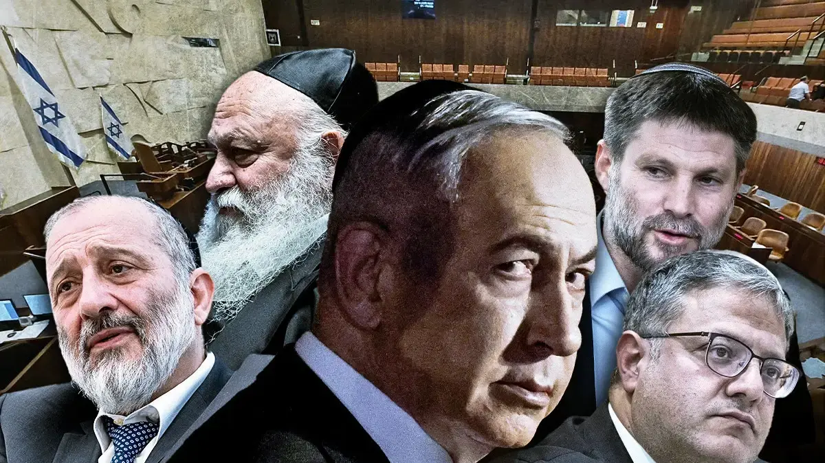 בנימין נתניהו, יצחק גולדקנופף, אריה דרעי, איתמר בן גביר, בצלאל סמוטריץ'