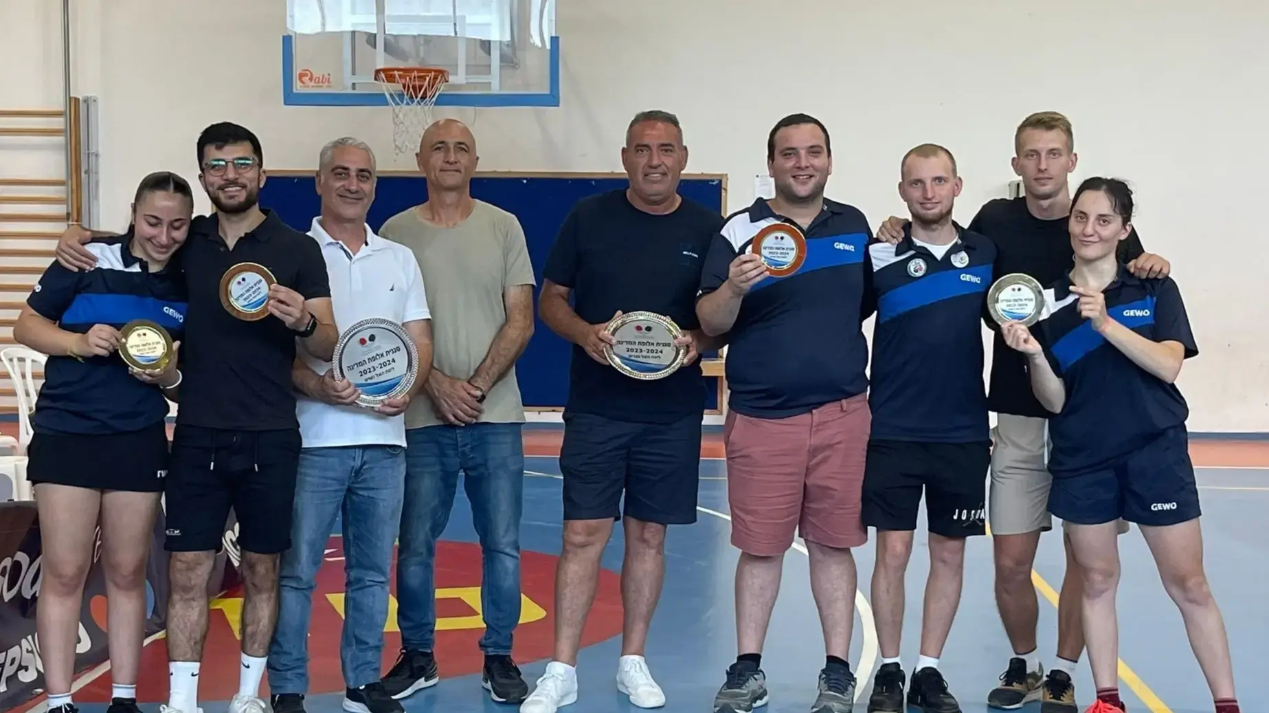 בנות ובני מכבי דימונה סגן אלופי ישראל בטניס שולחן