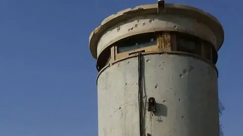הפילבוקס במוצב נחל עוז בשנת 2014 אחרי מבצע צוק איתן
