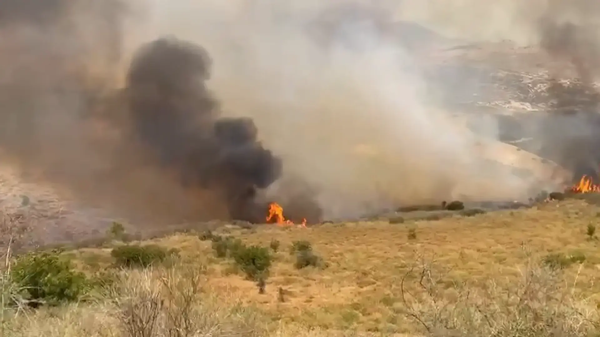 שריפות ברחבי הצפון עקב ריבוי נפילות של חימוש אויב