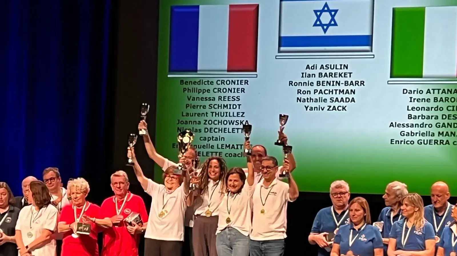 ישראל זוכה במדליית זהב באליפות אירופה בברידג'