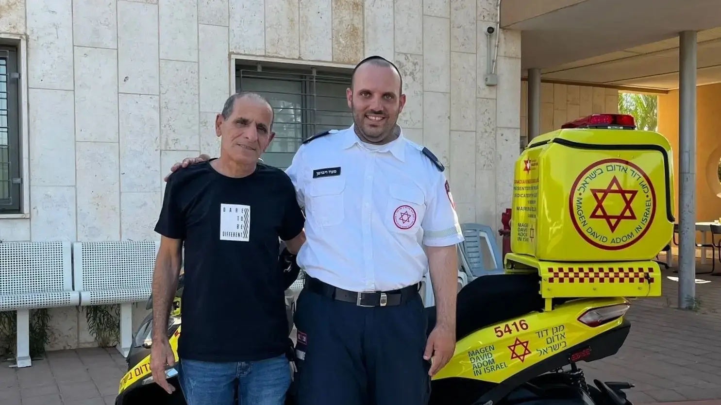 לקה בדום לב וחייו ניצלו בזכות צוותי מד"א