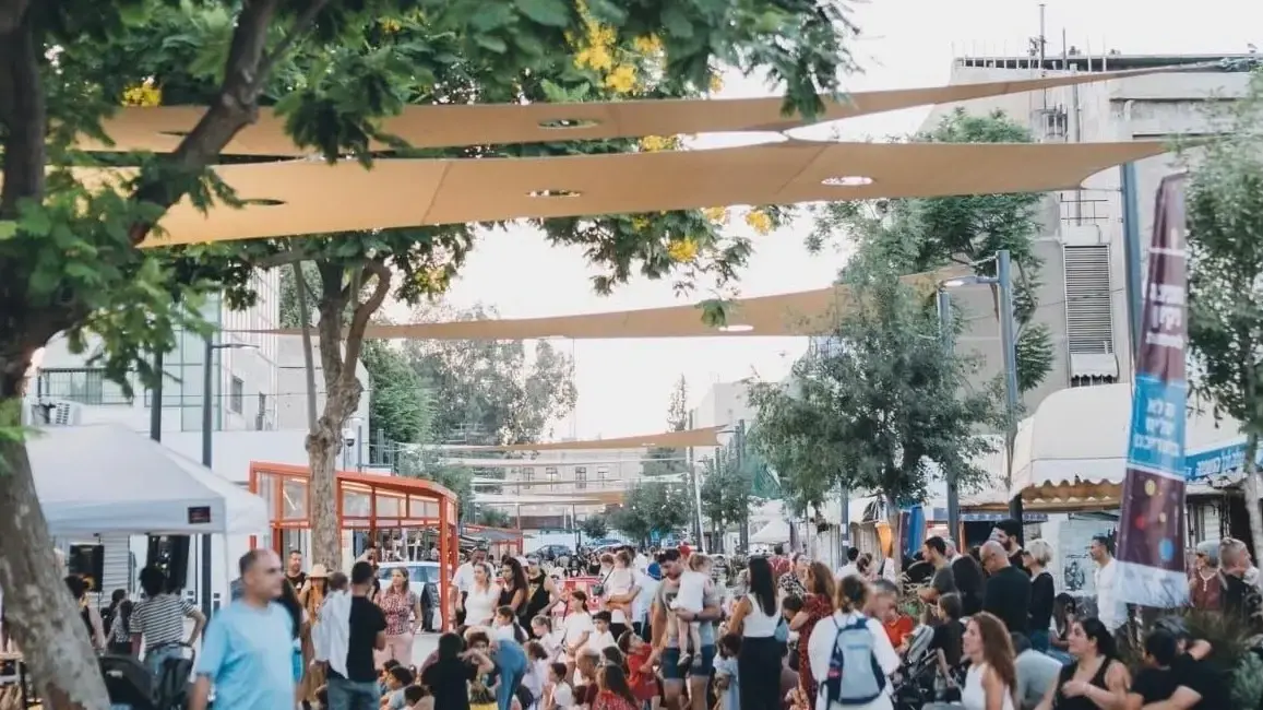 מדרחוב קק"ל בעיר העתיקה בבאר שבע
