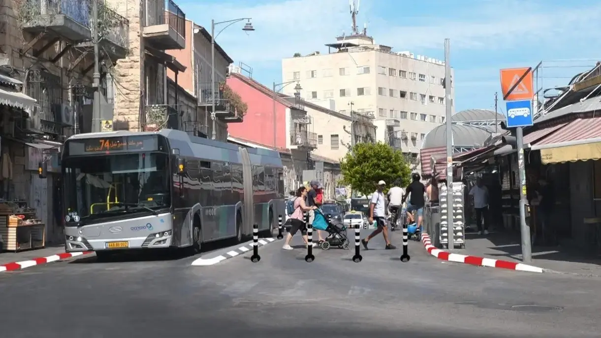 הדמייה: פיילוט מדרחוב אגריפס