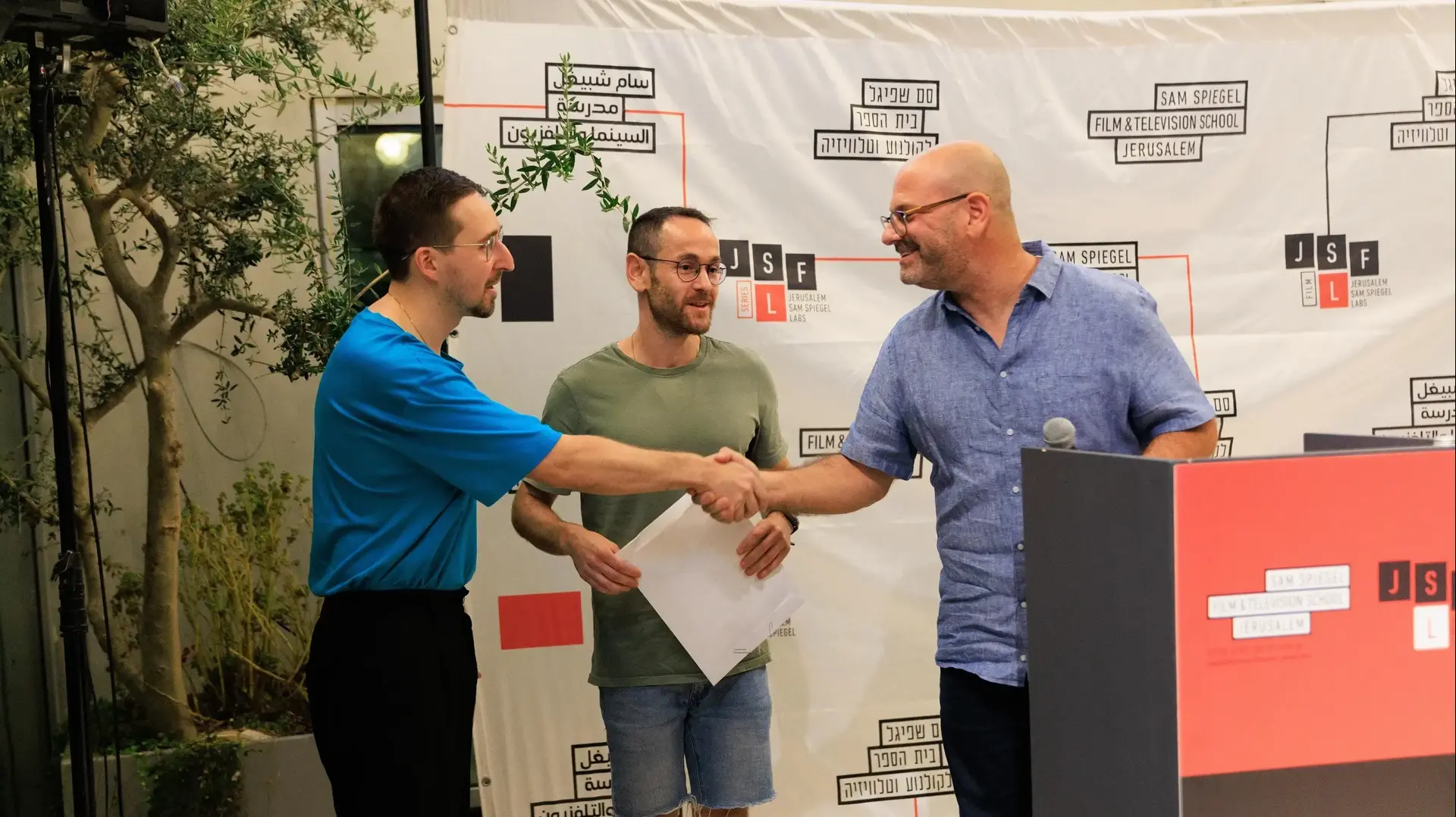 הלל ראטה ולב אורלוב, זוכי הפרס הראשי בחממת סם שפיגל 2024