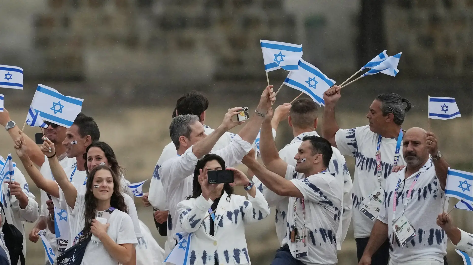 המשלחת הישראלית טקס פתיחה, פריז 2024