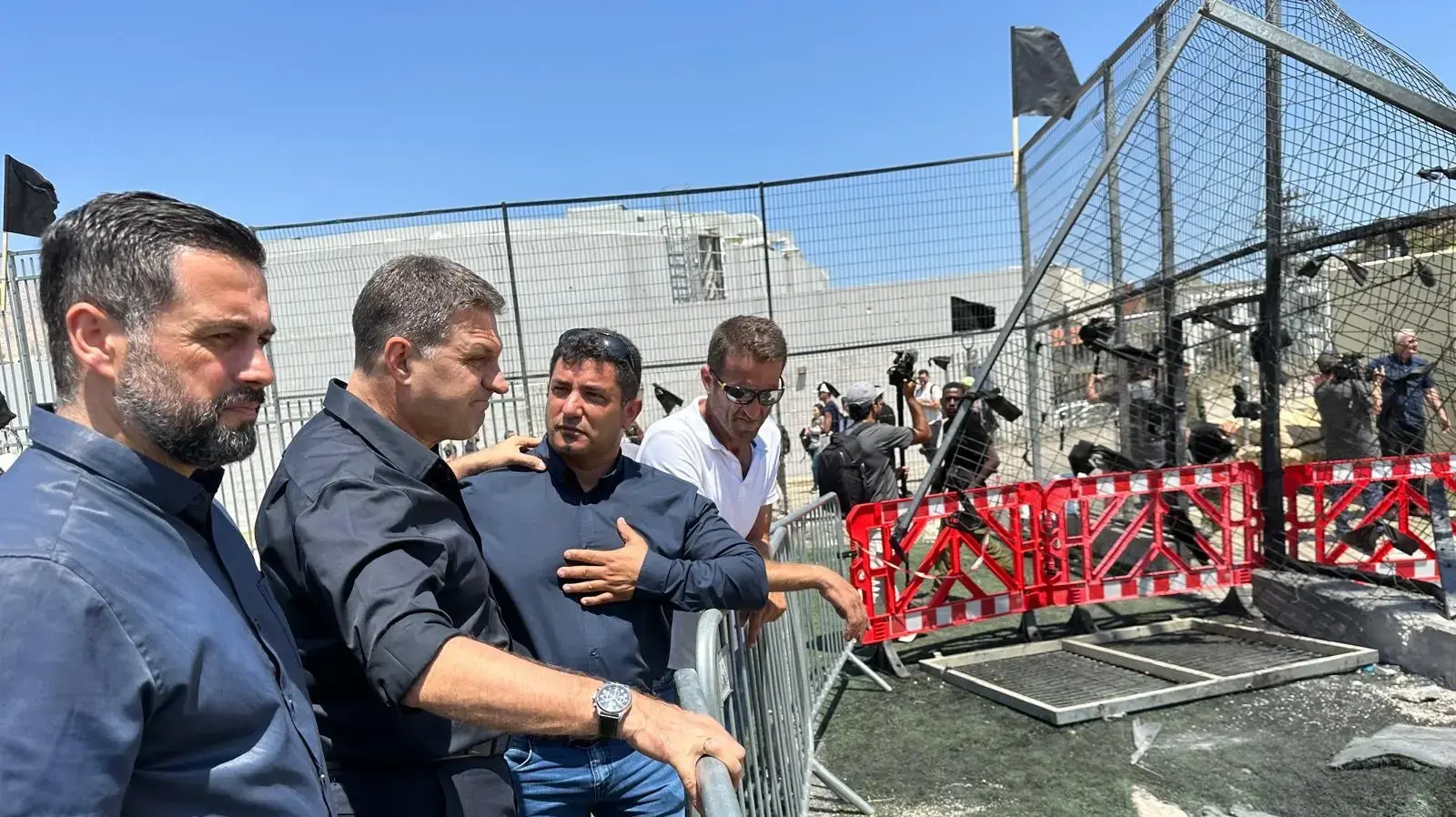 חיים ביבס, יושב ראש מרכז השלטון המקומי בזירת האסון במג'דל שמס