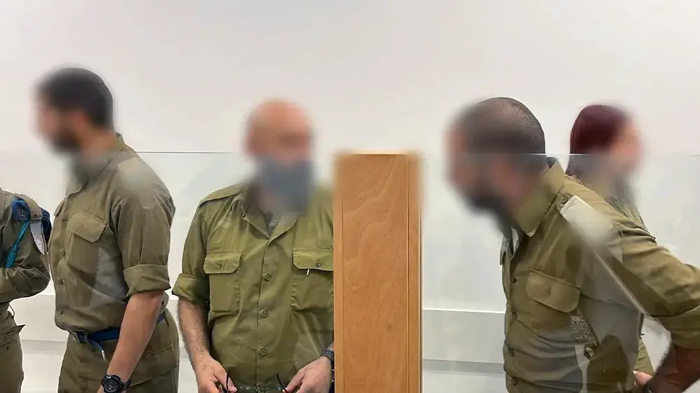 דיון במעצרם של החיילים החשודים בהתעללות בעציר פלסטיני, בית ליד , 11 באוגוסט 2024