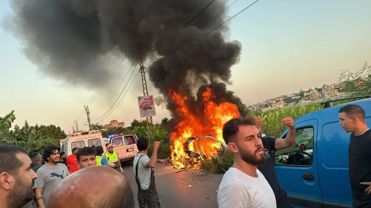 הרוג בתקיפת כלי רכב בדרום לבנון על ידי כטבם של חיל האוויר, 19 באוגוסט 2024