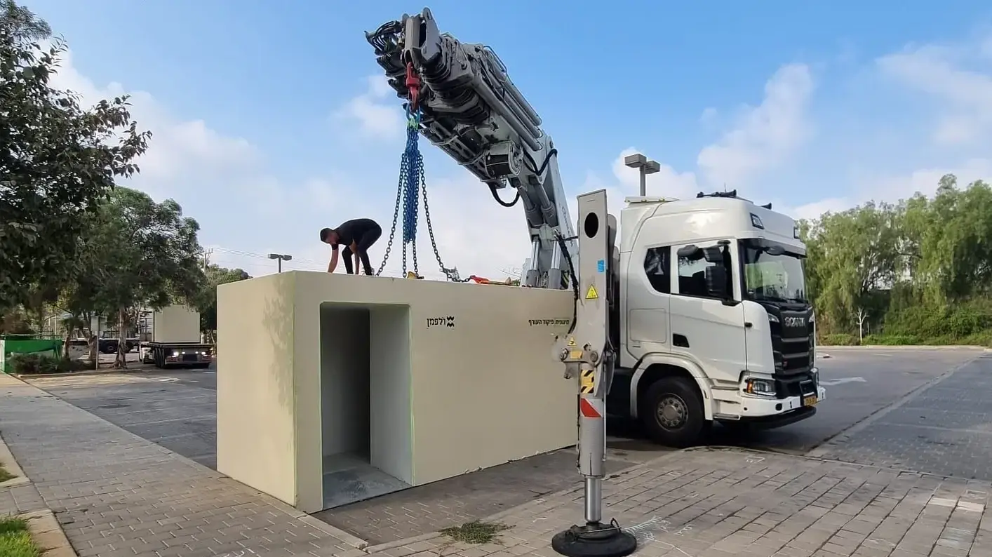 הצבת מיגוניות בסמוך למוסדות חינוך