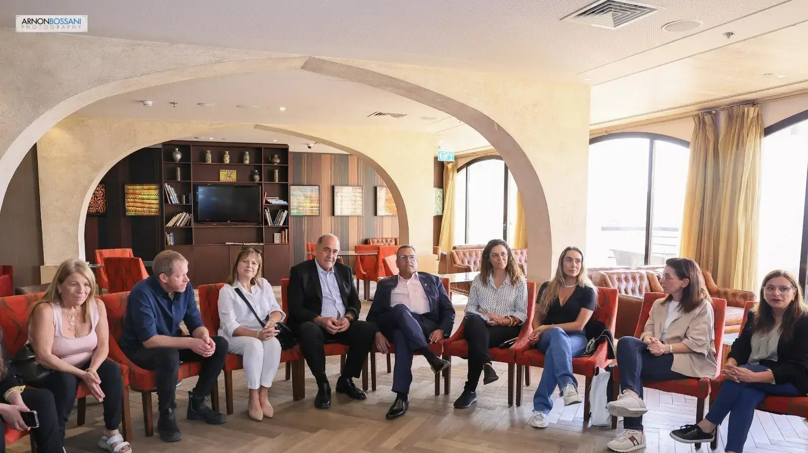 ראש העיר ירושלים משה ליאון וראש המועצה מקומית שלומי גבי נעמן