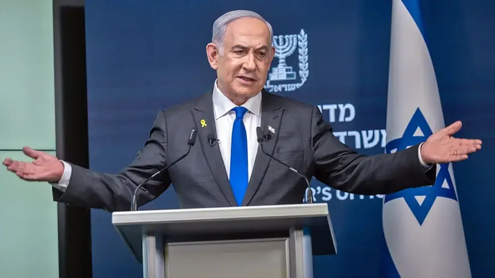 ראש הממשלה בנימין נתניהו במסיבת עיתונאים 2 בספטמבר 2024