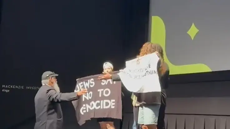 מחאה פרו פלסטינית בפסטיבל טורונטו