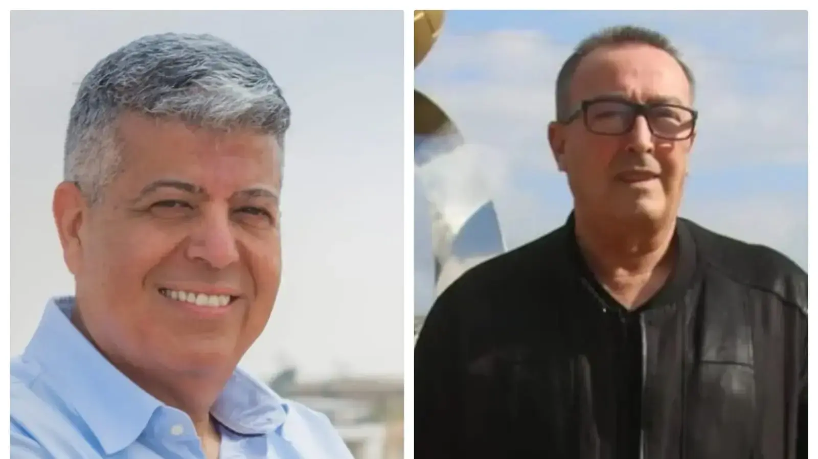 יחיאל זוהר ראש עיריית נתיבות ואיציק דנינו ראש עיריית אופקים יחיאל זוהר ראש עיריית נתיבות ואיציק דנינו ראש עיריית אופקים