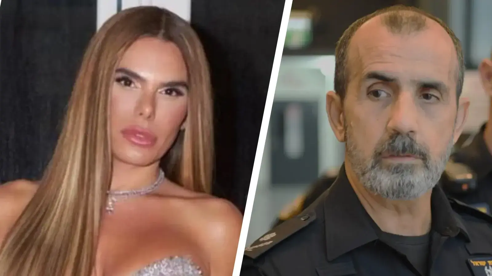 בל אגם ומפכ"ל המשטרה דני לוי