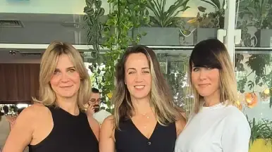 מימן לשמאל: לוסי ויקנין, מאיה דונרשטיין יתיר וליטל רוזנשטיין