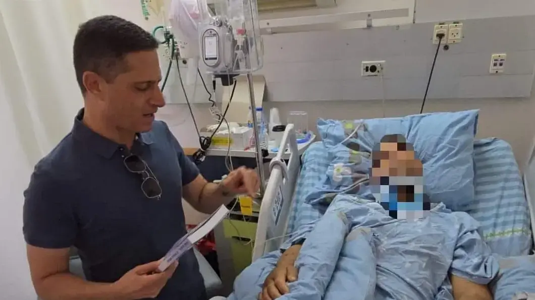 ראש העיר באר שבע בביקור חיילים בסורוקה