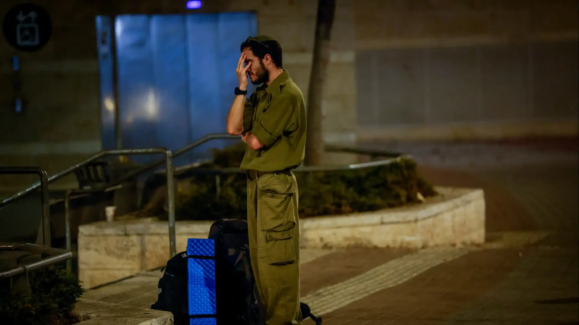 חייל בדרכו למילואים בפיקוד צפון, ירושלים, 25 בספטמבר 2024