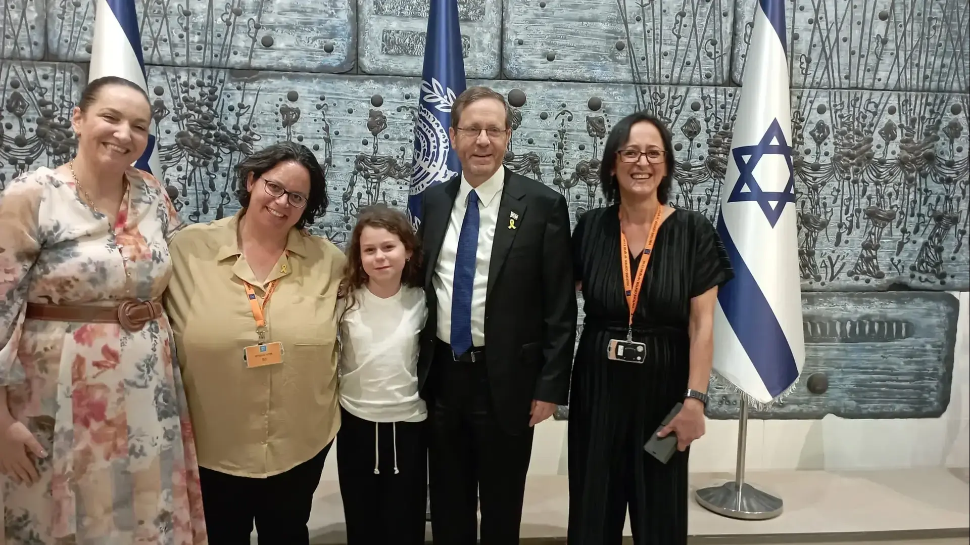 פרויקט "פותחים עתיד" הבאר שבעי מגיע לבית הנשיא