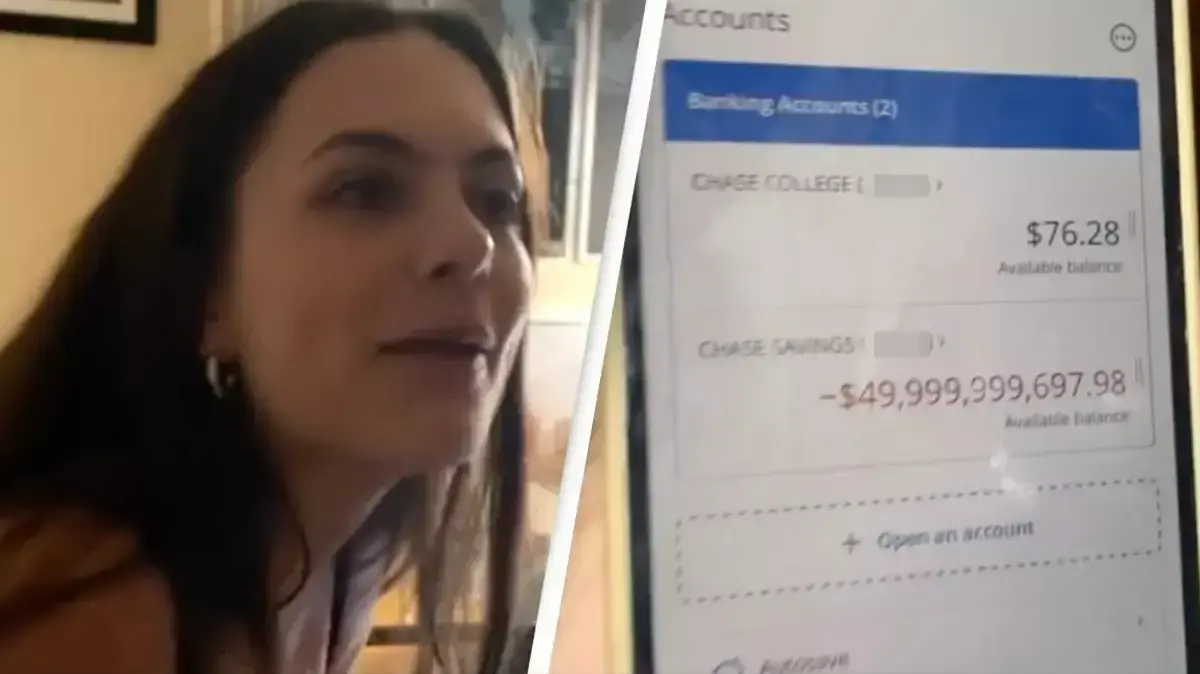 גילתה שהיא במינוס 50,000,000,000 דולר בבנק