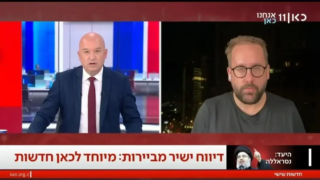 כתב המלחמות של העיתון הגרמני BILD, פול רונצהיימר, נעצר בביירות ביום שלאחר חיסול נסראללה לאחר שהתראיין למואב ורדי בכאן 11