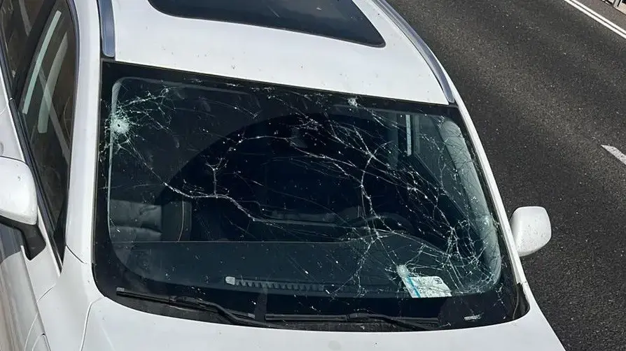 רכבו של שלומי דורה אחרי נפילת שבר מיירט