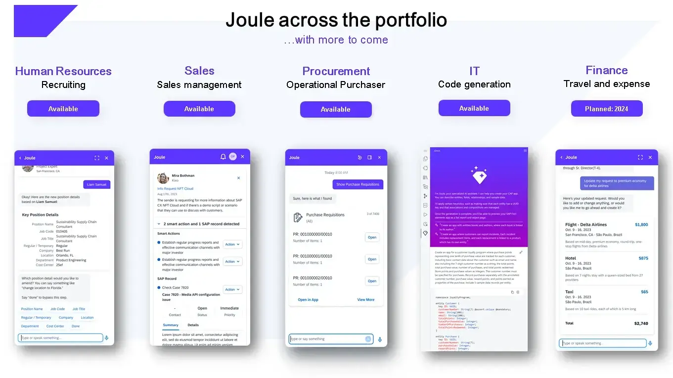 Joule - כלי ה-AI של SAP.
