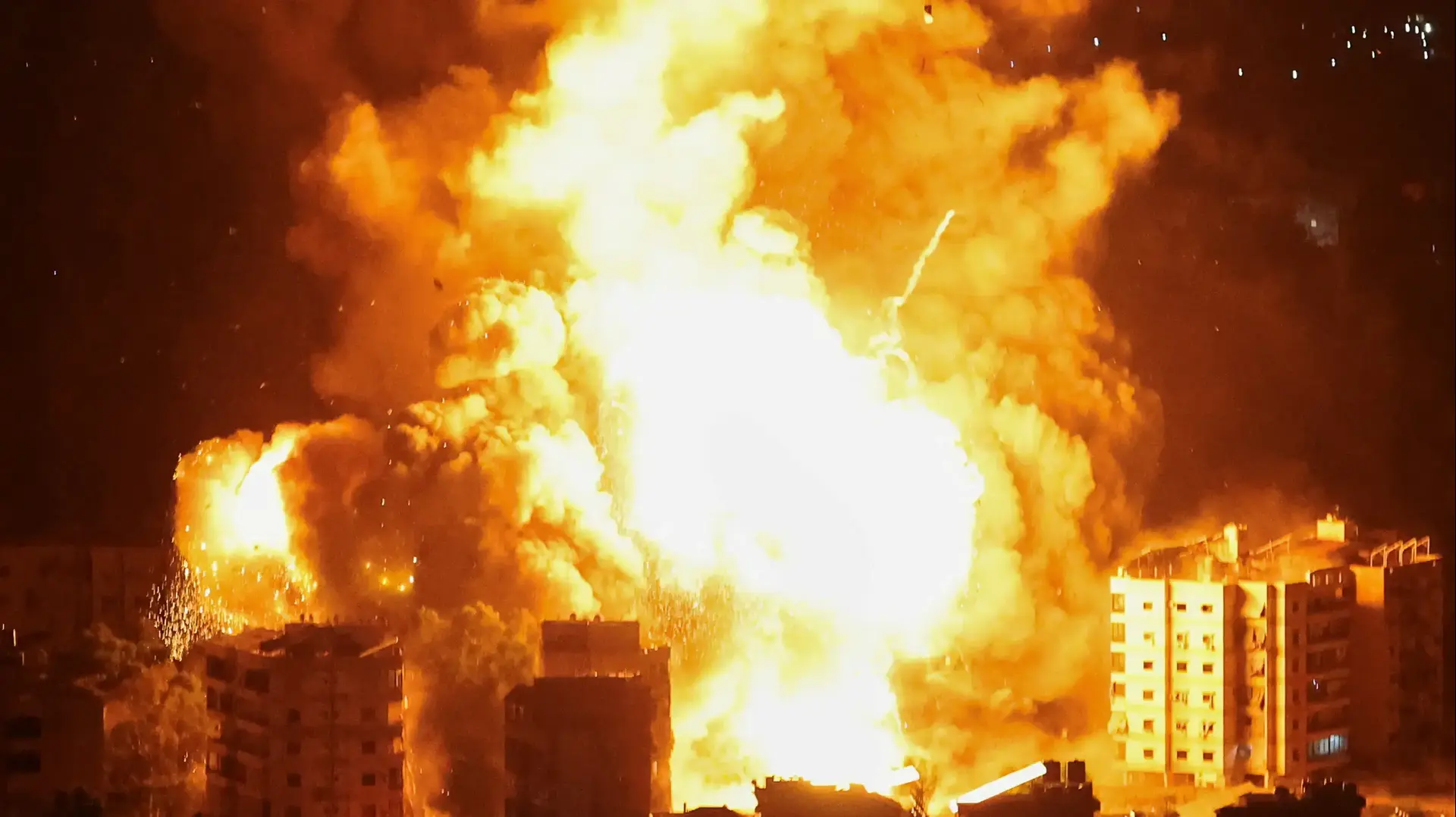פיצוץ בשכונת הדאחיה בלבנון לאחר מתקפה ישראלית, 23 באוקטובר 2024
