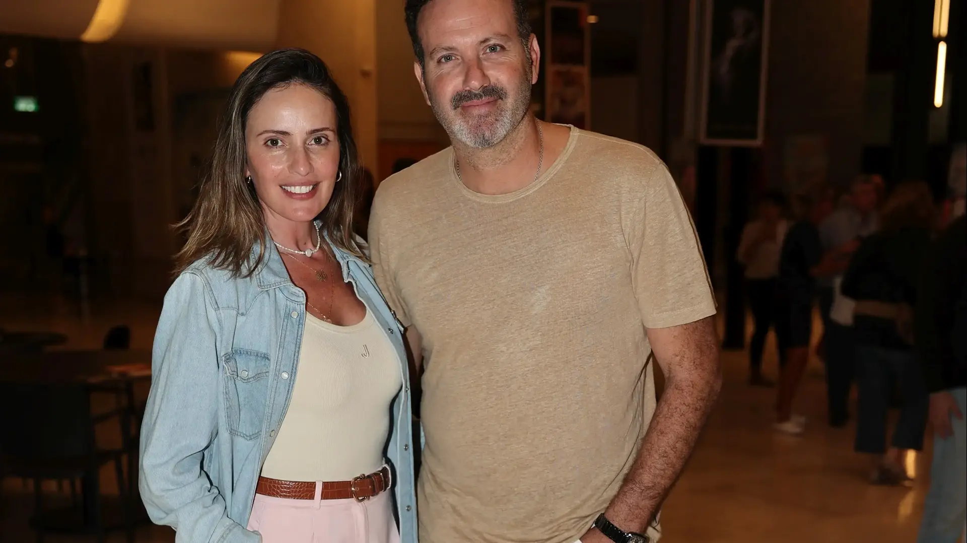 מלי לוי ושמעון גרשון בפרמיירה ל"מי שלא נולד - מפסיד" בקאמרי. נובמבר 2024