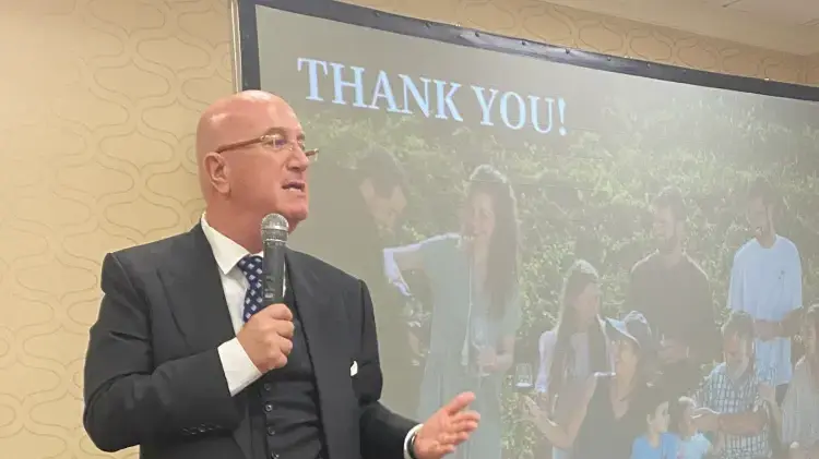 יו"ר מכון היצוא הישראלי אבי בלשניקוב בוועידת קרן קיימת ארה"ב (JNF) בדאלאס, טקסס