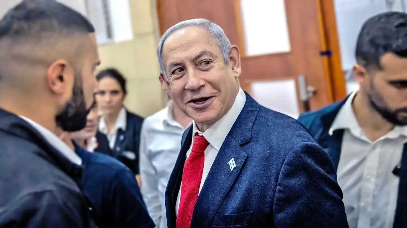 נתניהו בבית המשפט המחוזי בירושלים