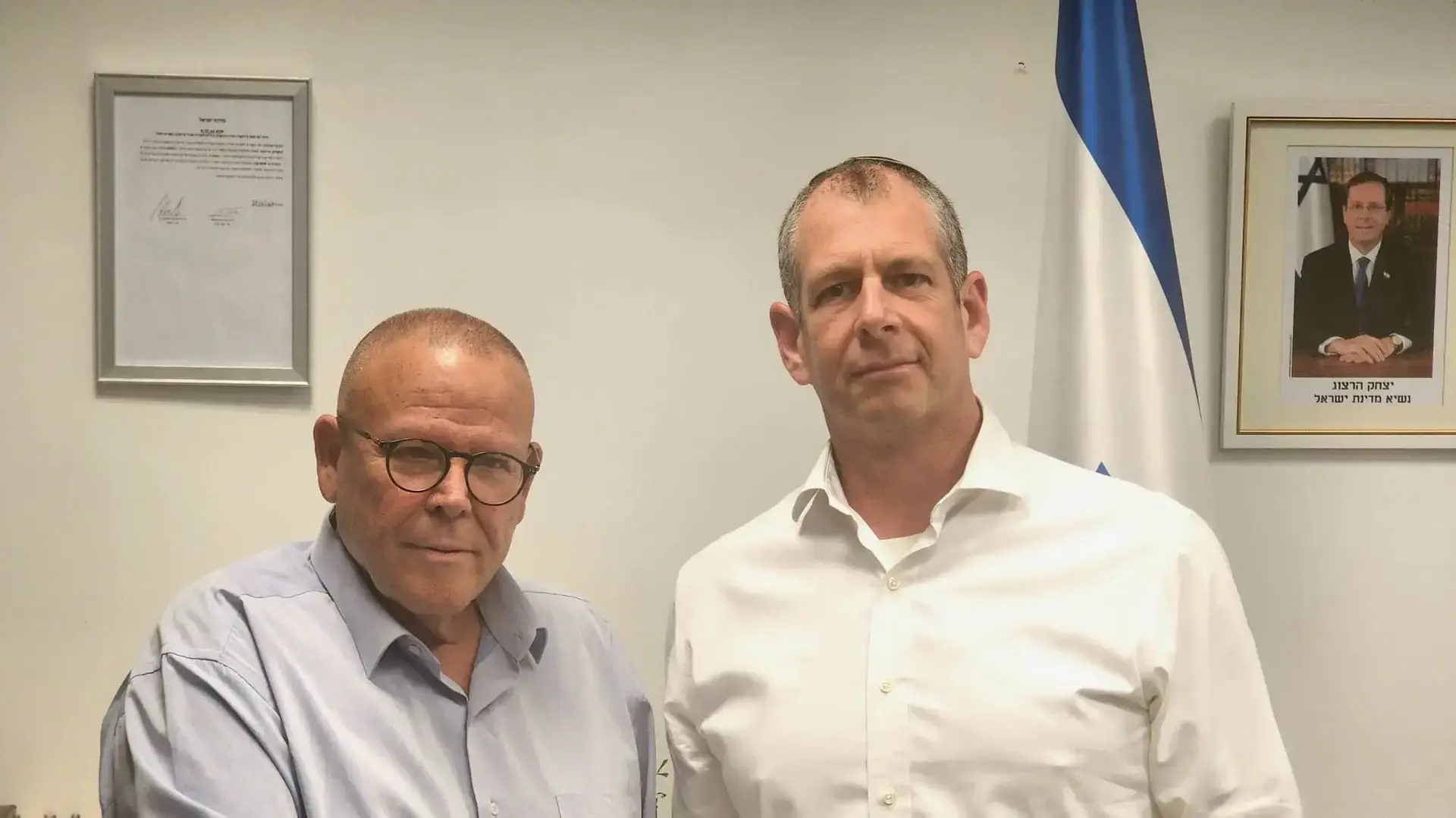 שלומי הייזלר מנכ"ל האוצר ויו"ר ההסתדרות ארנון בר-דוד