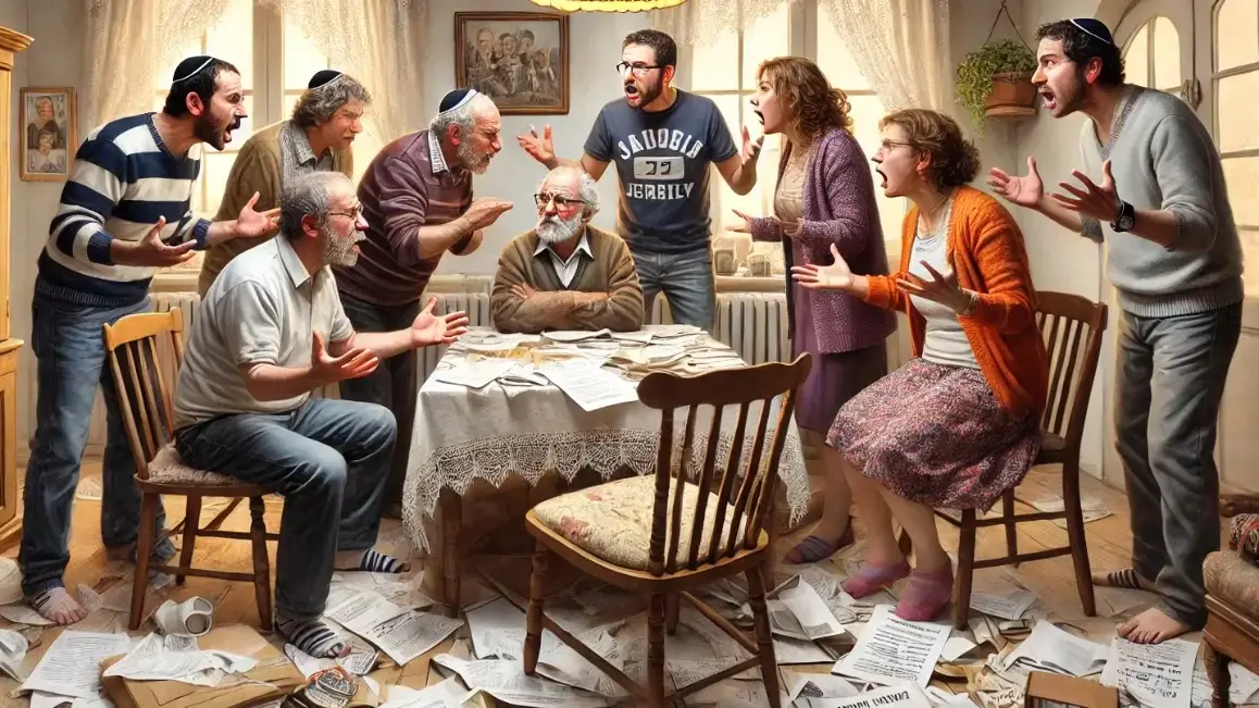 קרב ירושה בין משפחה ישראלית קרב ירושה בין משפחה ישראלית