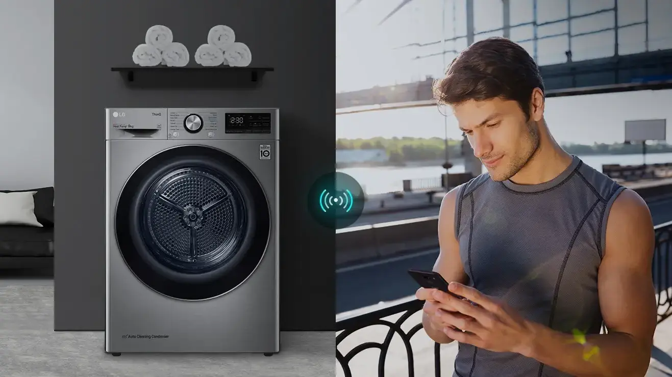 המייבש החדש של LG בטכנולוגיית Self Cleaning