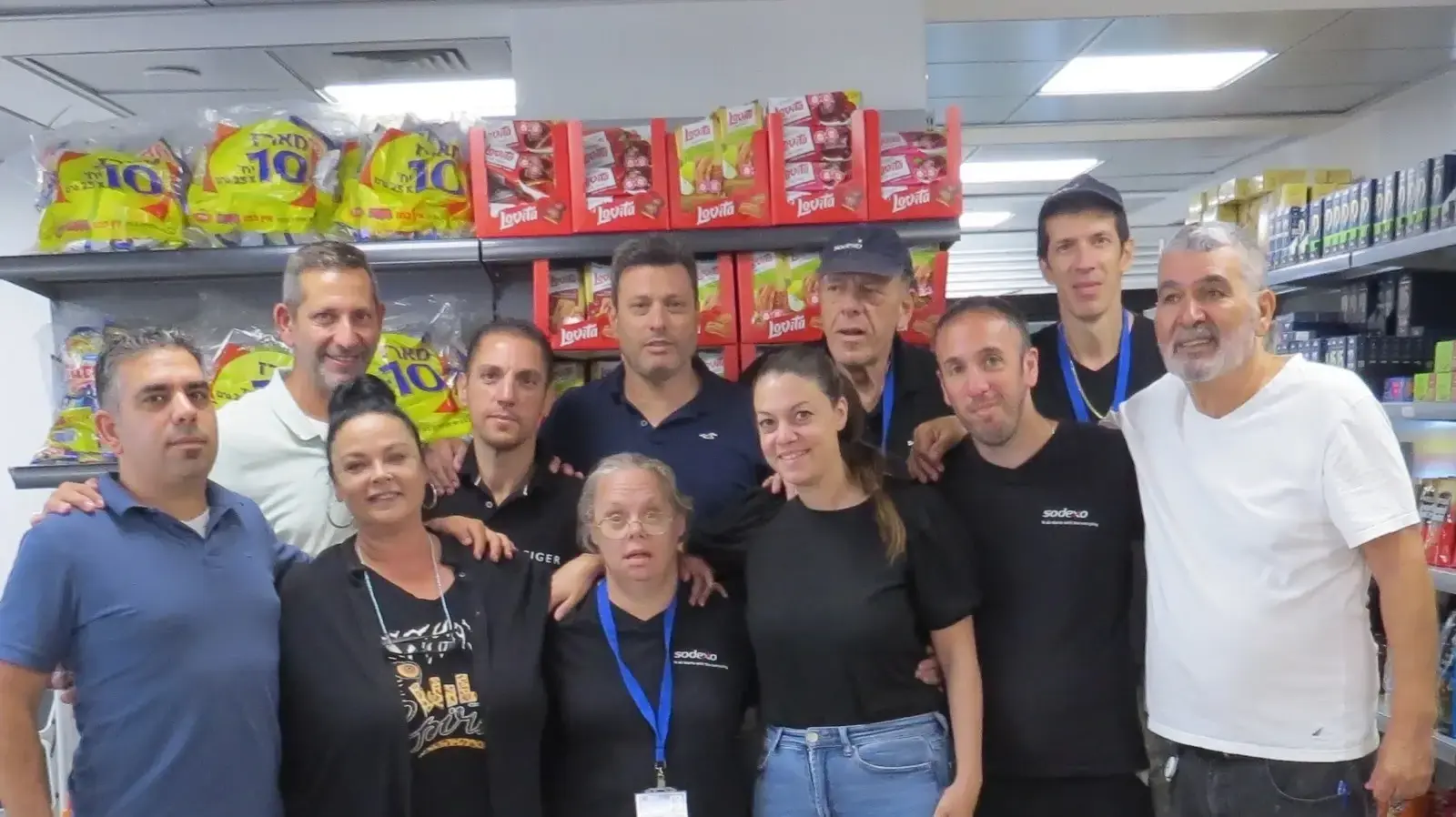 עובדי סודקסו חוגגים את יום המודעות לבעלי צרכים מיוחדים.