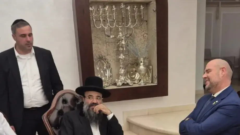 יו"ר הכנסת אוחנה במפגש עם "הרנטגן" הרב איפרגאן בנתיבות