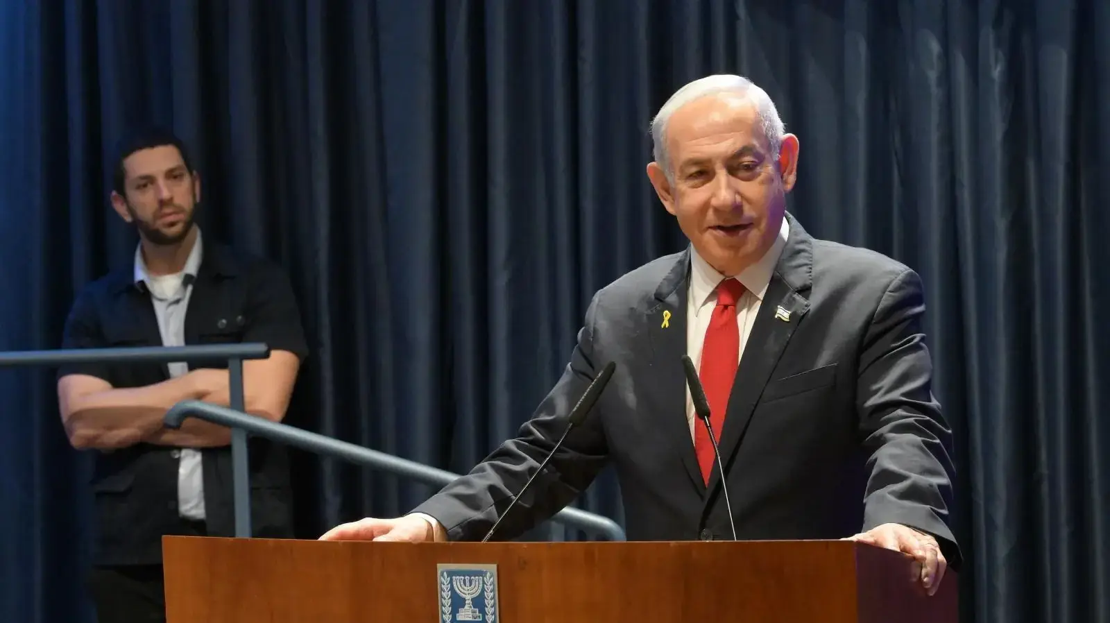 ראש הממשלה בנימין נתניהו בטקס חניכת שגרירות פרגוואי החדשה , ירושלים , 12 בדצמבר 2024